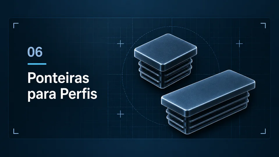 Arte ilustrativa da linha Ponteiras para Perfis
